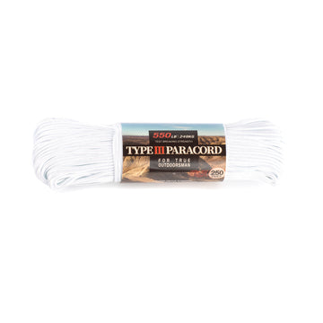 HERCULES 550 Paracord Survival Rope Royal White III Parachute Cord for Camping HERCULES